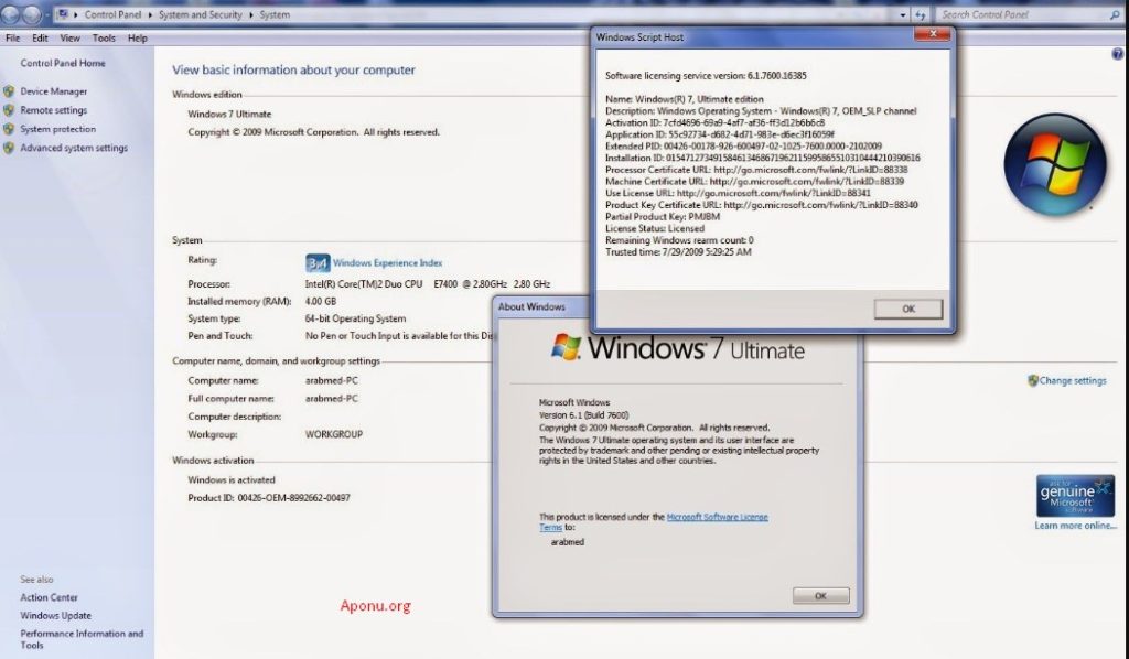 windows 7 key 2010 serialsws